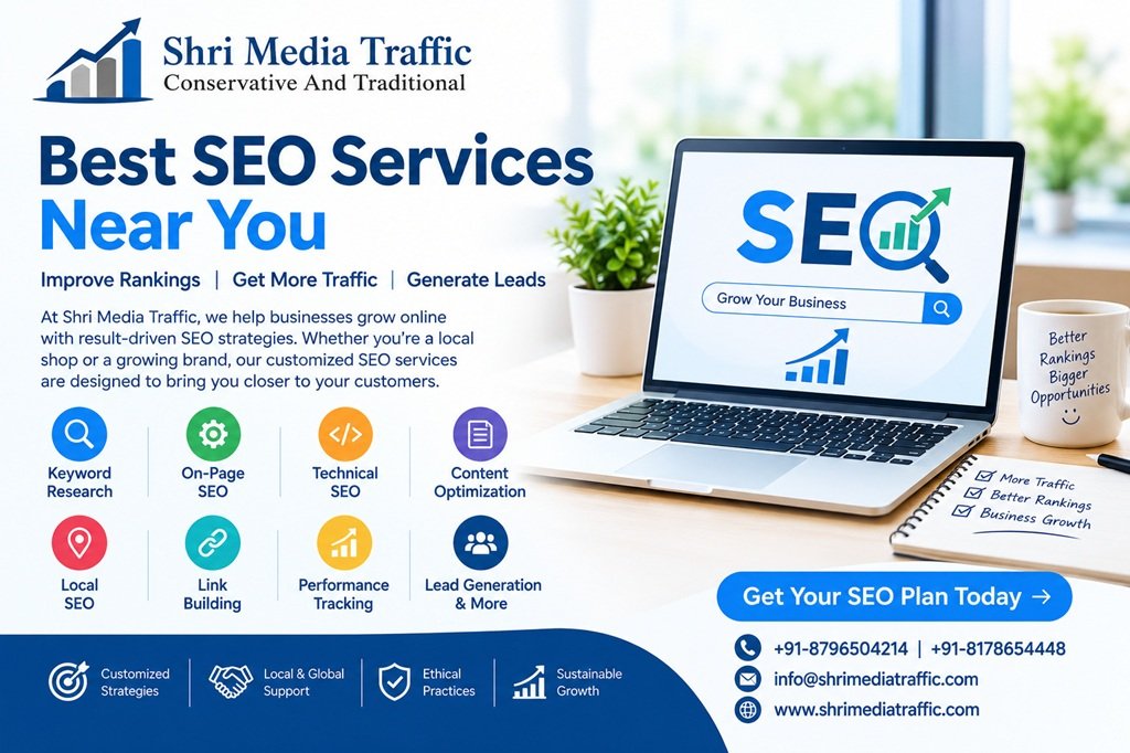 Best SEO Services Near You – Improve Rankings, Traffic and Leads